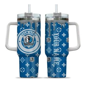 custom dallas mavericks bullseye drips blue curved tumbler best selling 1.webp