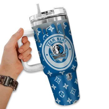 custom dallas mavericks bullseye drips blue curved tumbler fashion forward 1.webp