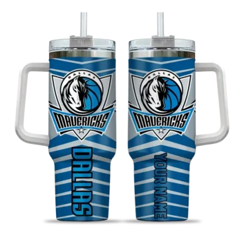 custom dallas mavericks chevron layers blue curved tumbler best selling 1.webp