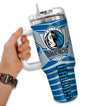 custom dallas mavericks chevron layers blue curved tumbler fashion forward 1.webp