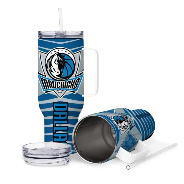 custom dallas mavericks chevron layers blue curved tumbler high quality 1.webp