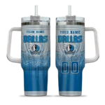 custom dallas mavericks gradient dots blue curved tumbler best selling 1.webp