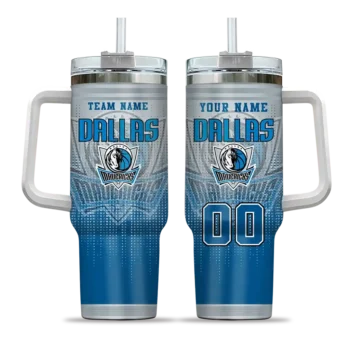 custom dallas mavericks gradient dots blue curved tumbler best selling 1.webp