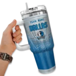 custom dallas mavericks gradient dots blue curved tumbler best selling 1.webp
