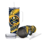 custom denver nuggets abstract paths blue curved tumbler best selling 1.webp