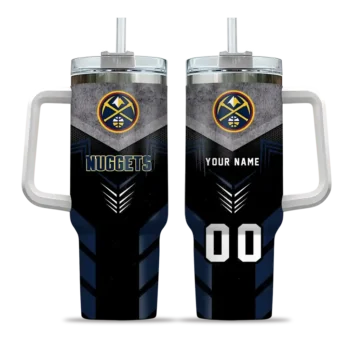 custom denver nuggets arrow armor blue black curved tumbler best selling 1.webp
