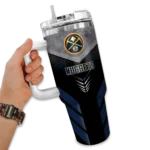 custom denver nuggets arrow armor blue black curved tumbler best selling 1.webp