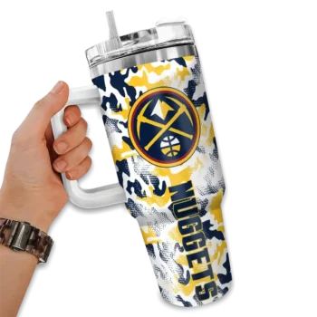 custom denver nuggets camo mashup blue white curved tumbler fashion forward 1.webp