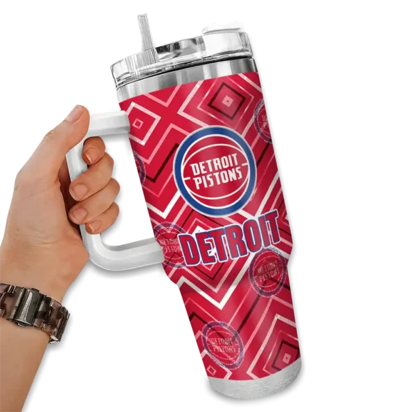 custom detroit pistons bold diamonds red curved tumbler fashion forward 1.webp