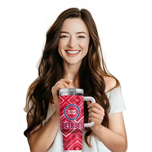 custom detroit pistons bold diamonds red curved tumbler premium grade 1.webp