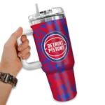custom detroit pistons burst swirl red curved tumbler best selling 1.webp