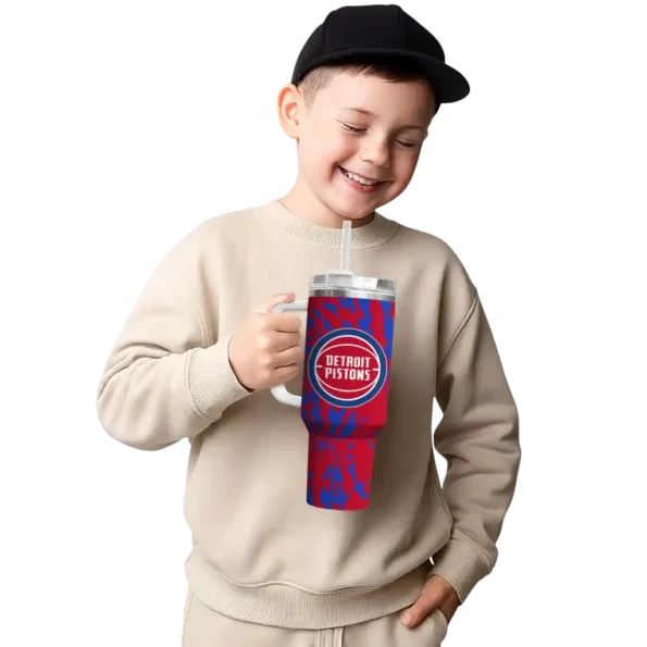 custom detroit pistons burst swirl red curved tumbler latest model 1.webp