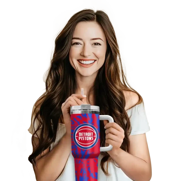 custom detroit pistons burst swirl red curved tumbler premium grade 1.webp