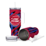 custom detroit pistons claw cut red black curved tumbler best selling 1.webp