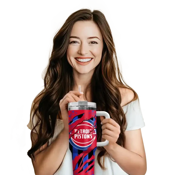 custom detroit pistons claw cut red black curved tumbler premium grade 1.webp