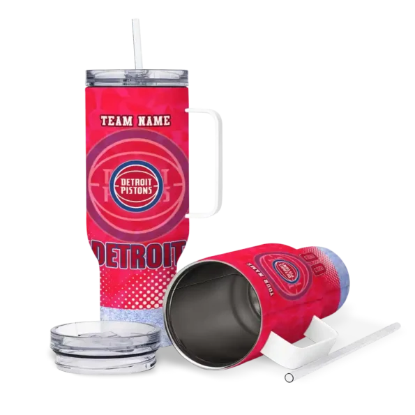 custom detroit pistons geometric prism red curved tumbler high quality 1.webp