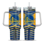 custom golden state warriors chevron layers blue curved tumbler best selling 1.webp