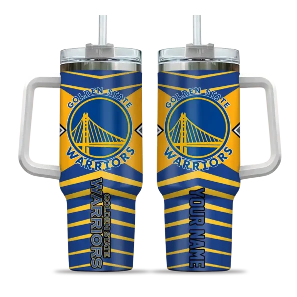 custom golden state warriors chevron layers blue curved tumbler best selling 1.webp