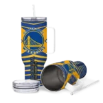 custom golden state warriors chevron layers blue curved tumbler best selling 1.webp