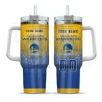 custom golden state warriors gradient dots blue curved tumbler best selling 1.webp