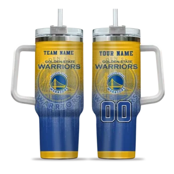 custom golden state warriors gradient dots blue curved tumbler best selling 1.webp
