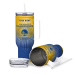 custom golden state warriors gradient dots blue curved tumbler best selling 1.webp