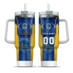 custom golden state warriors hexagon armor blue curved tumbler best selling 1.webp