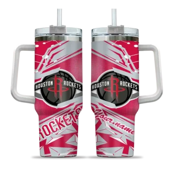 custom houston rockets abstract paths red curved tumbler best selling 1.webp