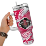 custom houston rockets abstract paths red curved tumbler best selling 1.webp