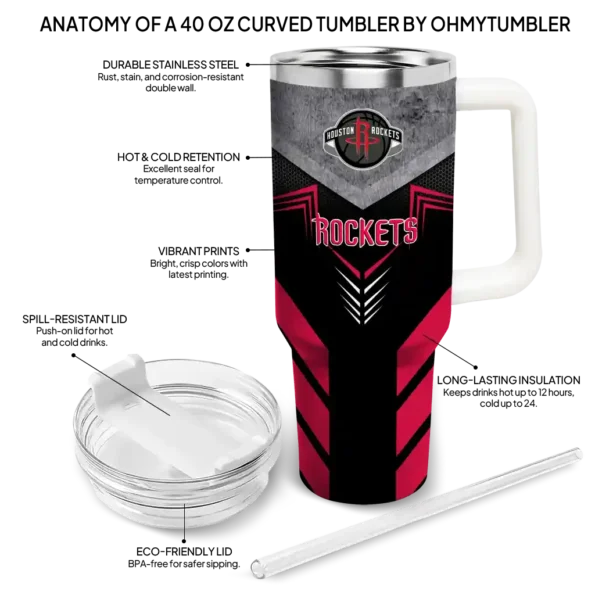 custom houston rockets arrow armor red black curved tumbler new arrival 1.webp