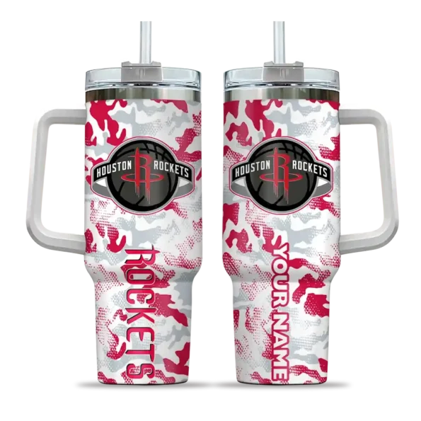 custom houston rockets camo mashup red white curved tumbler best selling 1.webp