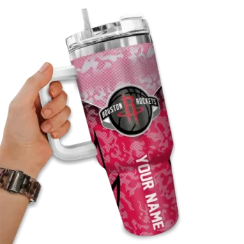 custom houston rockets chevron stripe red curved tumbler fashion forward 1.webp