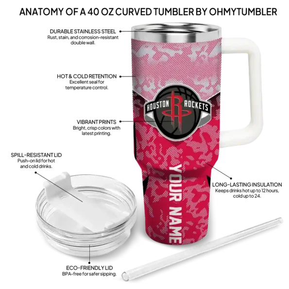custom houston rockets chevron stripe red curved tumbler new arrival 1.webp