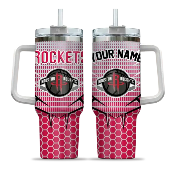 custom houston rockets hex texture red curved tumbler best selling 1.webp