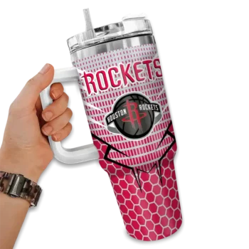 custom houston rockets hex texture red curved tumbler fashion forward 1.webp