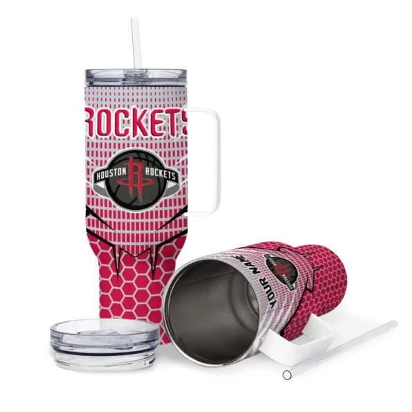 custom houston rockets hex texture red curved tumbler high quality 1.webp