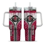 custom houston rockets leopard zipper red curved tumbler best selling 1.webp