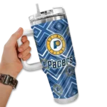 custom indiana pacers bold diamonds blue curved tumbler best selling 1.webp