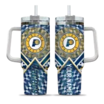 custom indiana pacers chevron angle blue curved tumbler best selling 1.webp