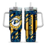custom indiana pacers claw cut blue black curved tumbler best selling 1.webp