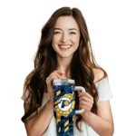custom indiana pacers claw cut blue black curved tumbler best selling 1.webp