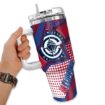 custom los angeles clippers arrow burst red curved tumbler best selling 1.webp