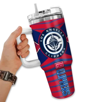 custom los angeles clippers chevron layers red curved tumbler fashion forward 1.webp