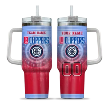 custom los angeles clippers gradient dots red curved tumbler best selling 1.webp