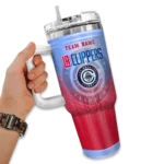 custom los angeles clippers gradient dots red curved tumbler best selling 1.webp