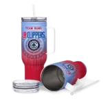 custom los angeles clippers gradient dots red curved tumbler best selling 1.webp