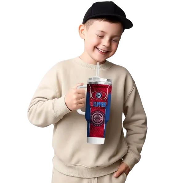 custom los angeles clippers hexagon armor red curved tumbler latest model 1.webp