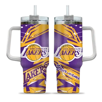 custom los angeles lakers abstract paths purple curved tumbler best selling 1.webp