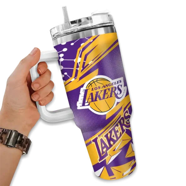 custom los angeles lakers abstract paths purple curved tumbler fashion forward 1.webp