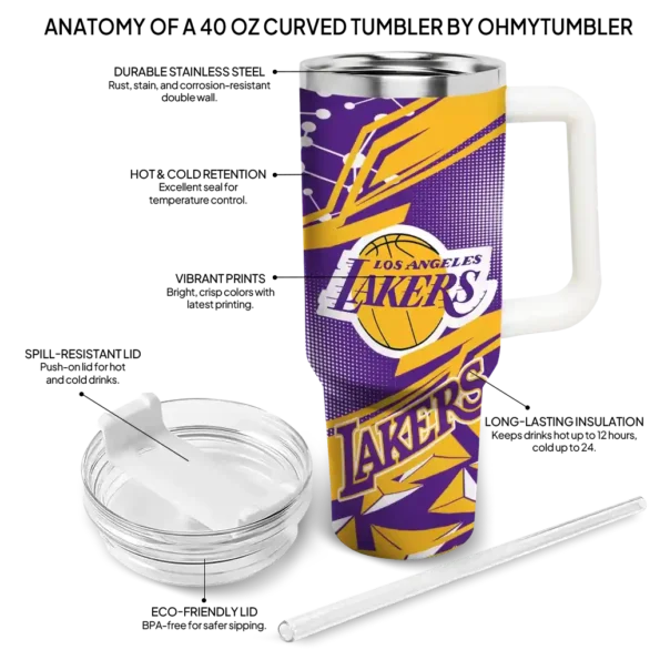 custom los angeles lakers abstract paths purple curved tumbler new arrival 1.webp